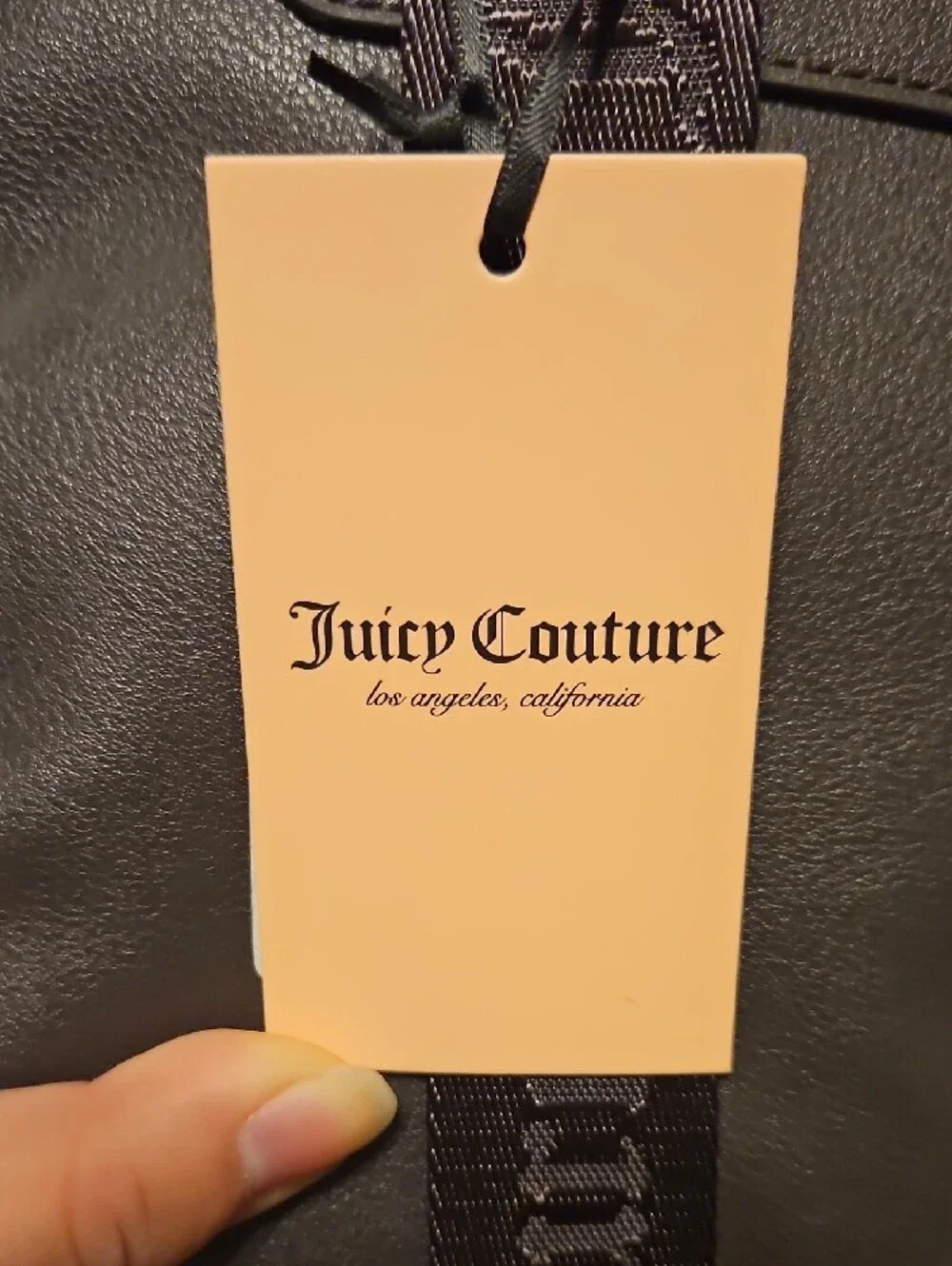 Juicy Couture Blush Quilted Mini Backpack with Heart Charm